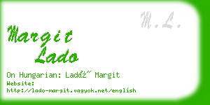 margit lado business card